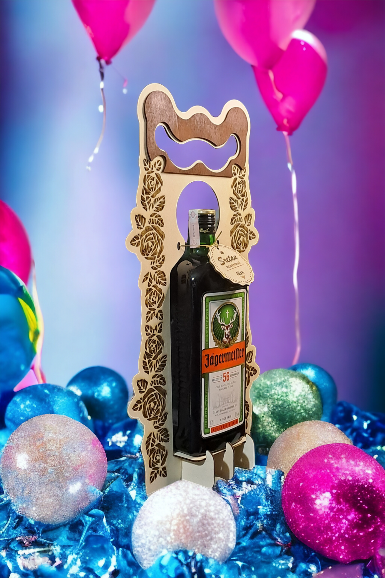 Drveni stalak vrećica za bocu za pokon.png